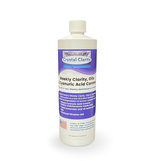 Weekly Clarity Oils and Cyanuric Acid CYA Control